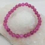 Pulseira Agata Rosa 6mm