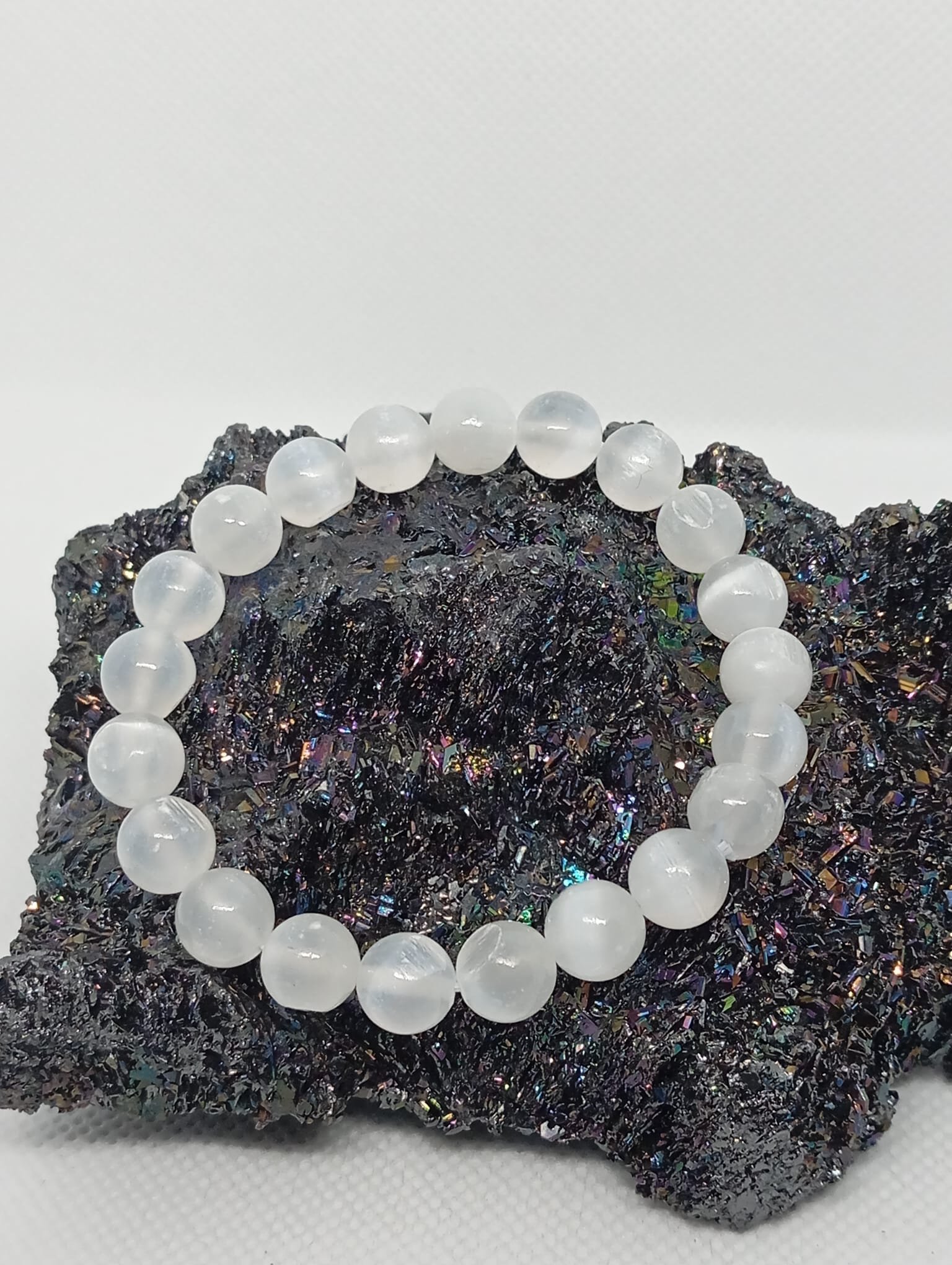 107 Pulseira Selenite 8mm - Image 1