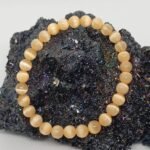 Pulseira Selenite Laranja 6mm