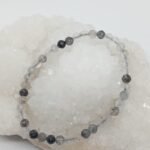 Pulseira Facetada Quartzo Turmalinado 2/3mm