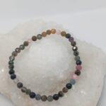 Pulseira Facetada Turmalina Multicolor 2/3mm
