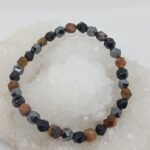 Pulseira Facetada Tripla Proteção 6mm