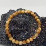 Pulseira Olho Tigre Amarelo 6mm