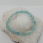 Pulseira Facetada Amazonite 6mm