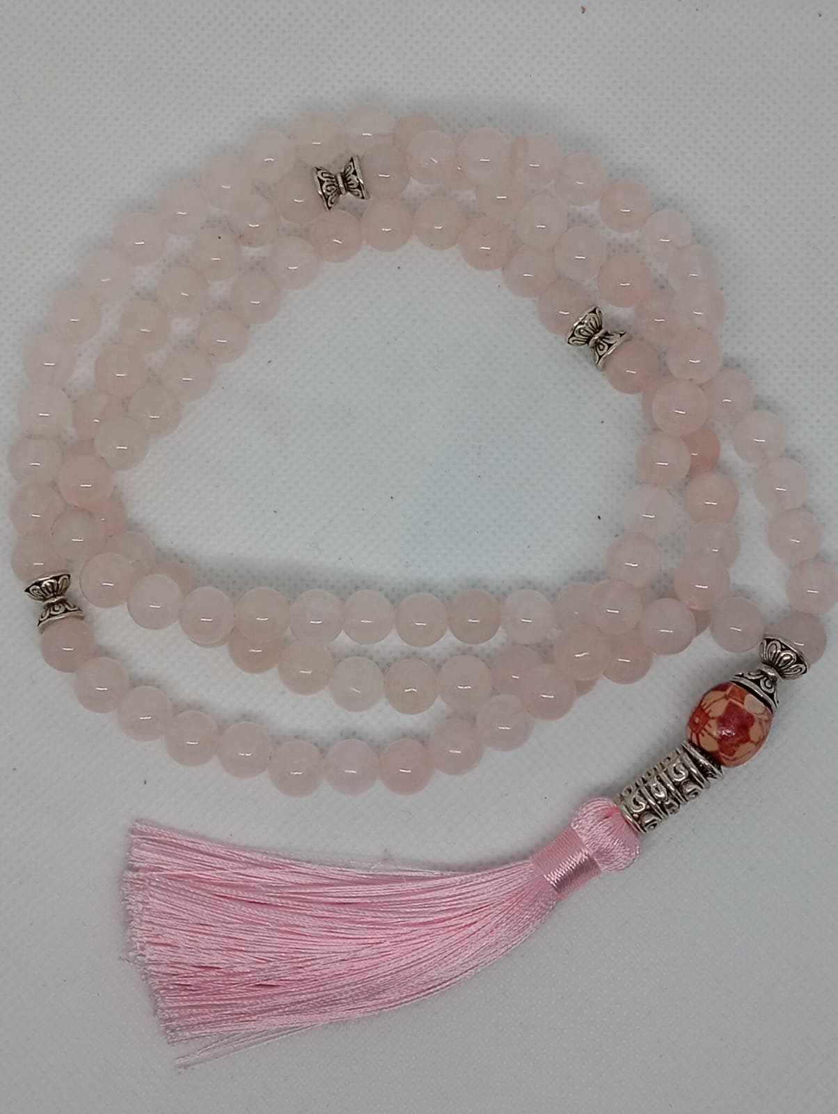 196 Japamala Amor (Quartzo Rosa) 8mm - Image 1