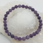 Pulseira Facetada Ametista 6mm