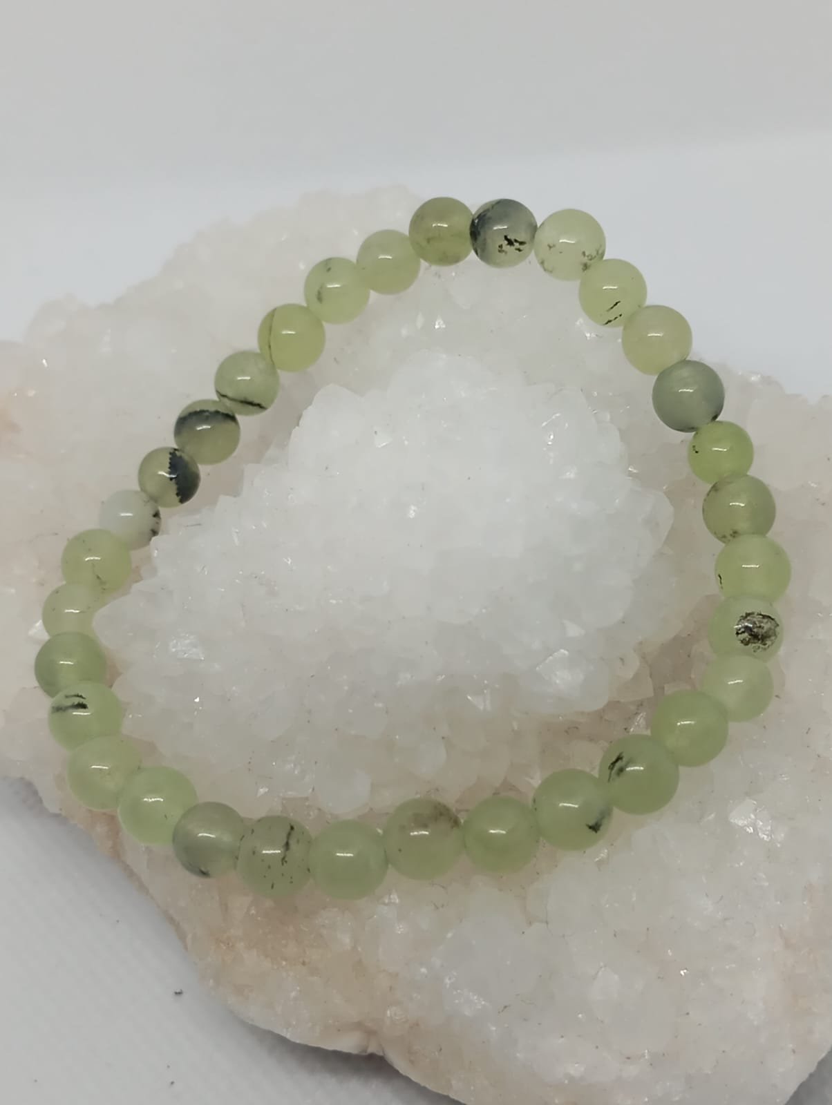 46 Pulseira Jade Prehnite 6mm - Image 1