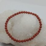 Pulseira Facetada Jaspe Vermelho 2/3mm