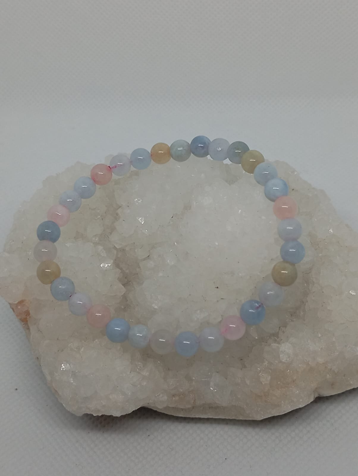 61 Pulseira Morganite 6mm - Image 1