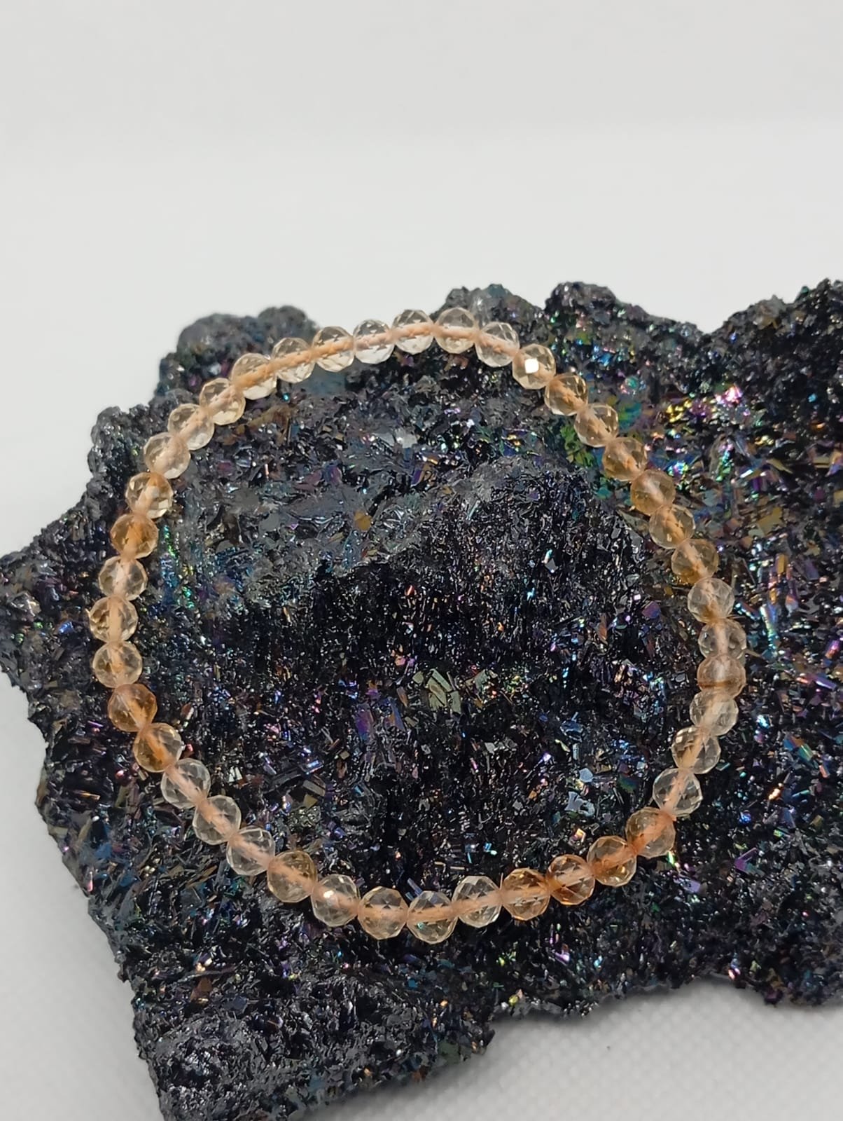 7 Pulseira Facetada Citrino 2/3mm - Image 1