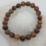 Pulseira Olho de Tigre 8mm