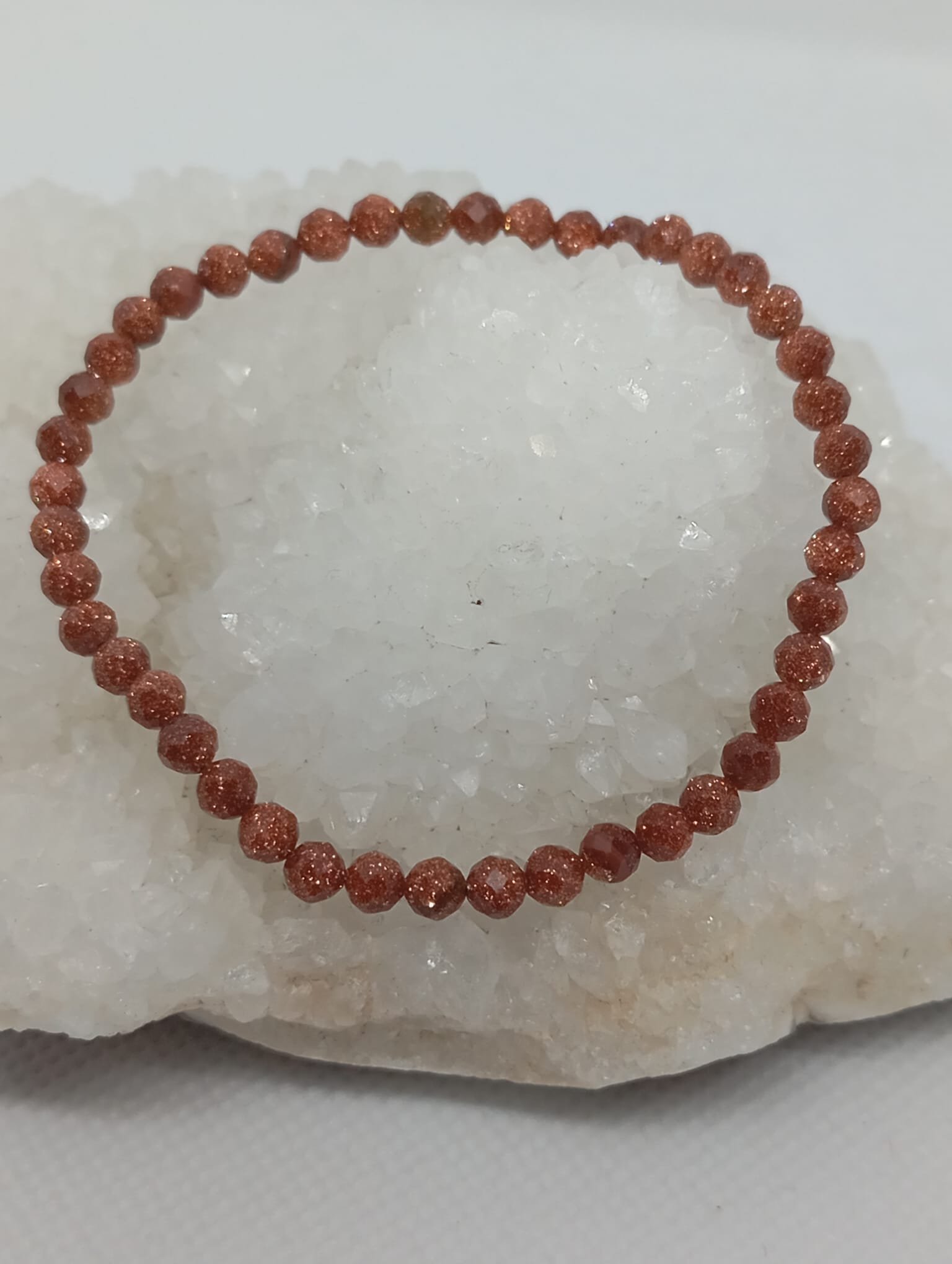 81 Pulseira Facetada Pedra do Sol Brilho 2/3mm - Image 1