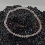 Pulseira Facetada Quartzo Rosa 2/3mm
