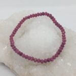 Pulseira Facetada Rubi 2/3mm