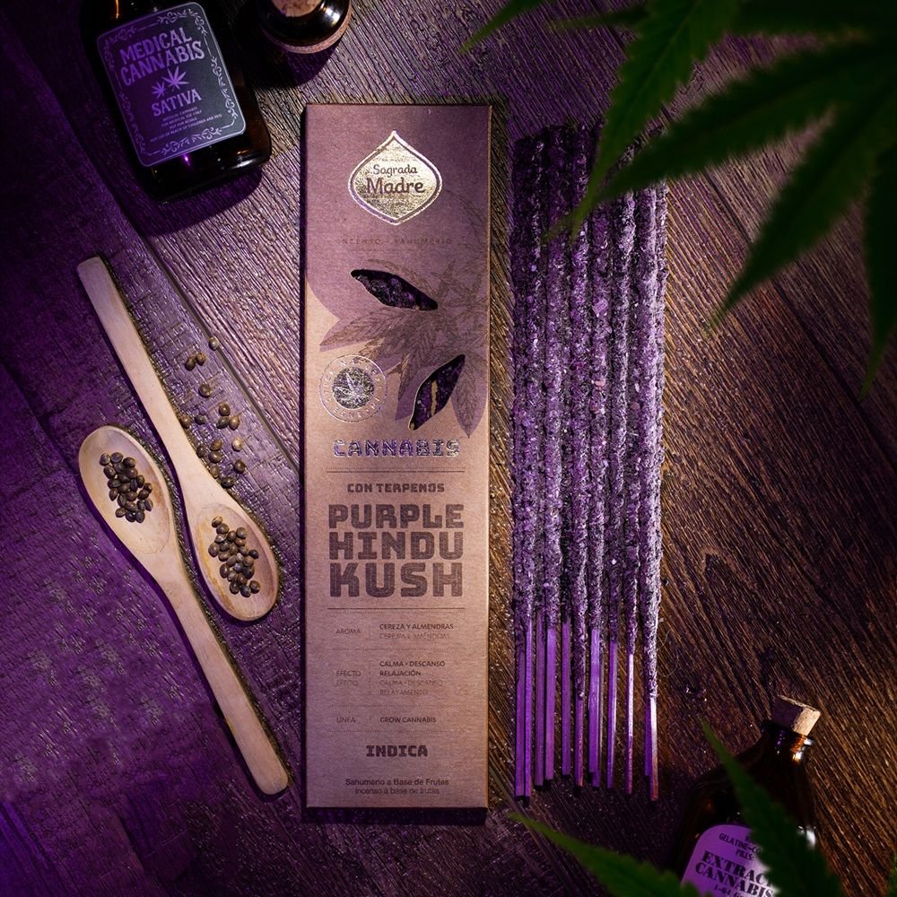 349 Incenso Purple Hindu Kush Indica (6UN) - Image 1