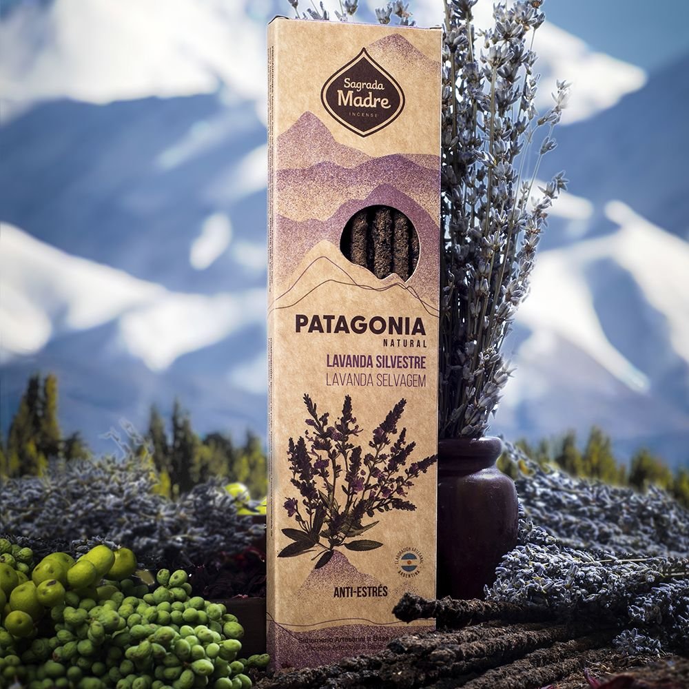 350 Incenso Patagonia Lavanda Silvestre - AntiStress (6UN) - Image 1