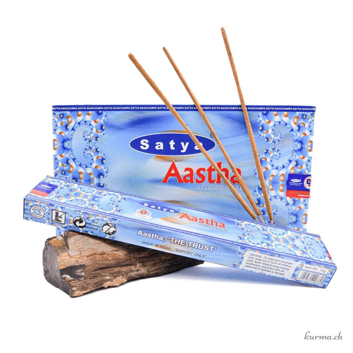 388 Incenso Aastha Agarbatti Satya 15gr - Image 1